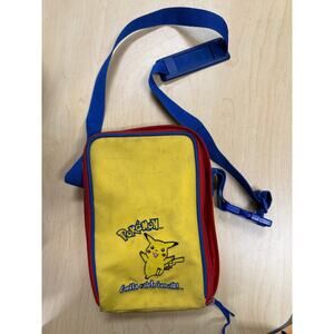 Vintage Pokémon Pikachu Crossbody Bag Gotta Catch Em All